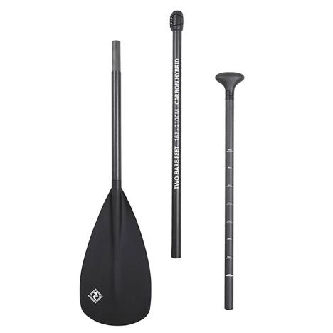 Two Bare Feet 3 Piece Carbon Hybrid SUP Paddle - Black £79.99